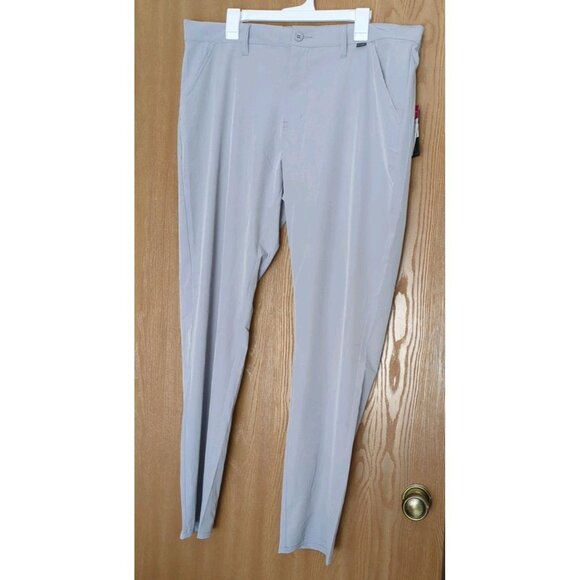 Travis Mathew Mens Size 38 Light Gray Lightweight Chino 777  Prestige Majestic X - Picture 1 of 7